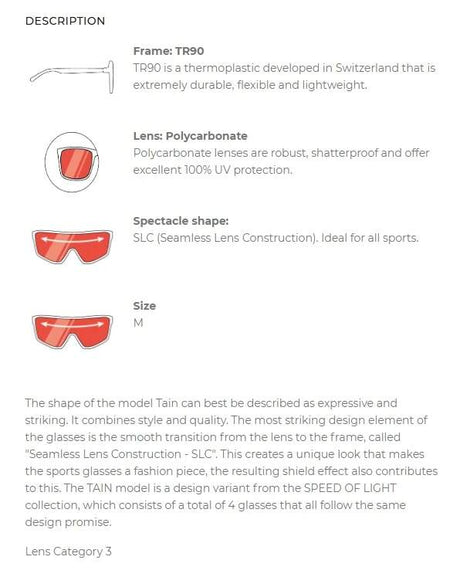 Red Bull Spect TAIN sunglasses black with gold lenses