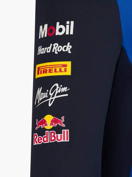 Oracle Red Bull Racing zip-up sweatshirt with sponsor logos - team edition