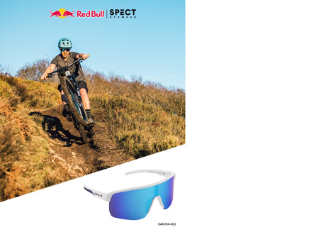 Okulary przeciwsłoneczne Red Bull Spect DAKOTA czarne z purpurowo-zielonymi soczewkami