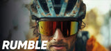 Okulary przeciwsłoneczne Red Bull Spect RUMBLE czarne z niebiesko-purpurowymi soczewkami